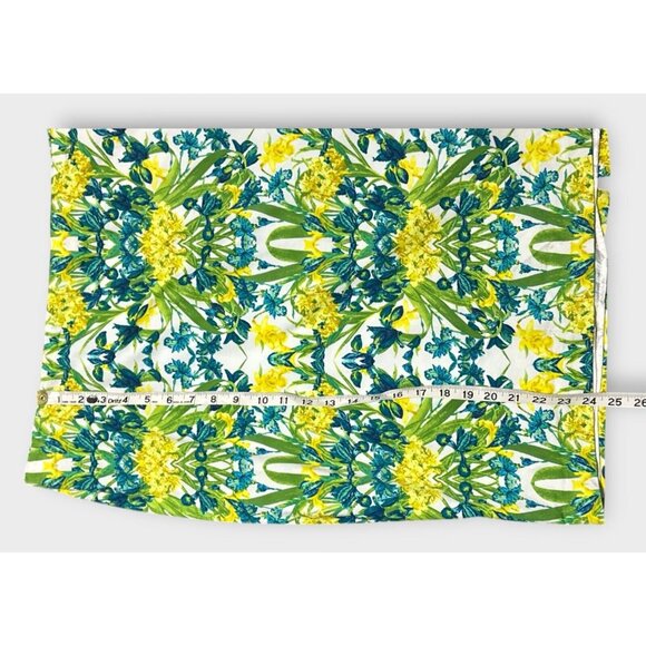 Roz & Ali Womens Pencil Skirt Plus Size 22 Lined Spring‎ Floral Coastal Vacay - Picture 7 of 8